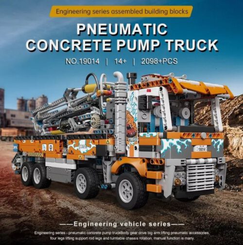 Betonpumpe LKW Truck Mould King 19014 – Bild 2