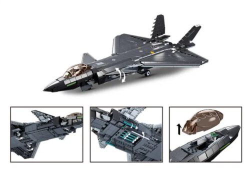 Tarnkappenflugzeug Bomber J-20 Sluban B1187 – Bild 2