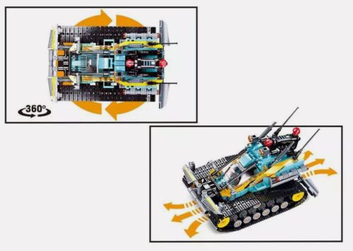 Kettenfahrzeug Ferngesteuert Sluban B1021 – Bild 3
