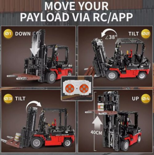 Gabelstapler Mould King 13106 – Bild 3