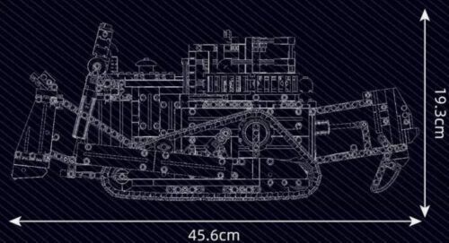 Planierraupe Mould King 15084 – Bild 6