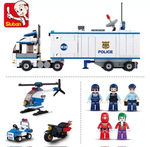 Polizeistation 2 in 1 Sluban B0376 – Bild 1