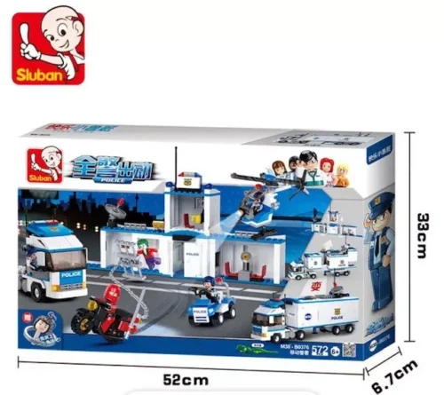 Polizeistation 2 in 1 Sluban B0376