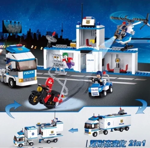 Polizeistation 2 in 1 Sluban B0376 – Bild 3