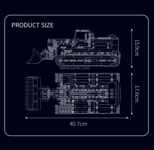 Murmeltierlader ferngesteuert Mould King 17054 – Bild 6