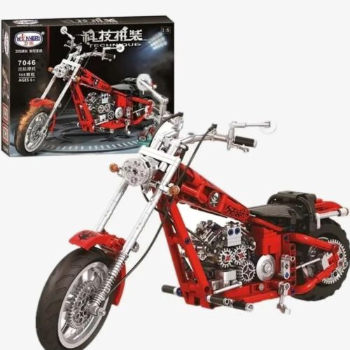 Chopper Motorrad Winner Bricks 1257