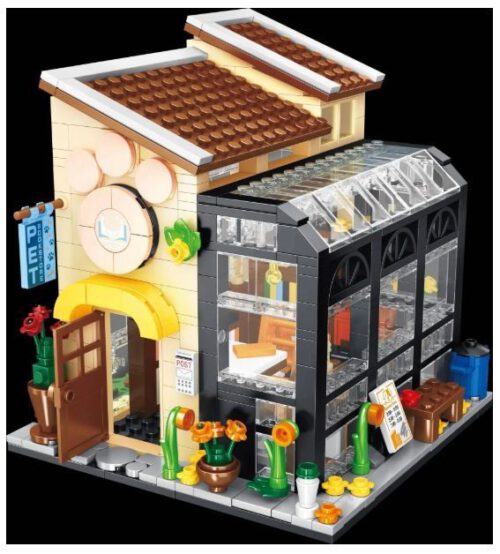 Buchhandlung Gebäude Architektur Forange Block FC8503 – Bild 7