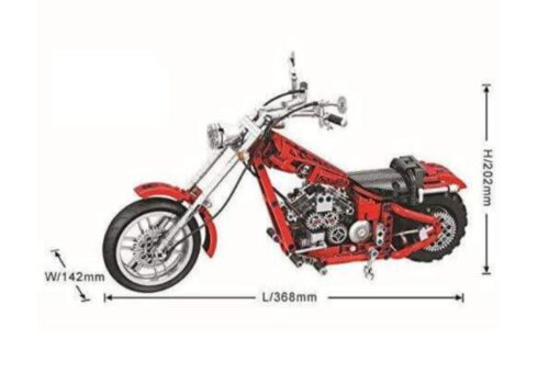 Chopper Motorrad Winner Bricks 1257 – Bild 6